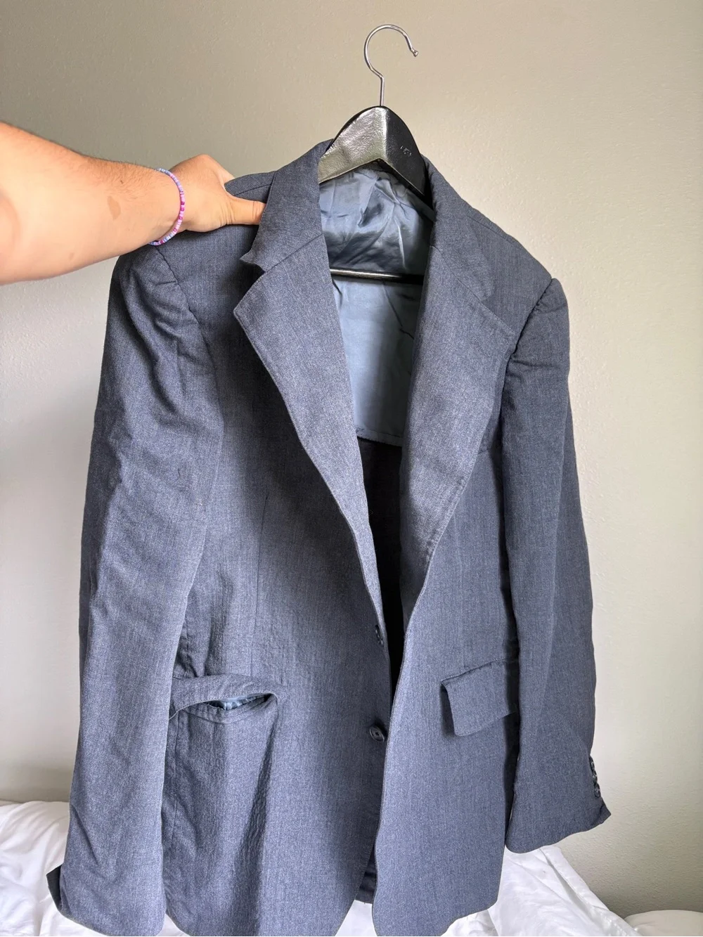 Hart Schaffner Marx Gray Men's Sport Coat - Tailored Blazer